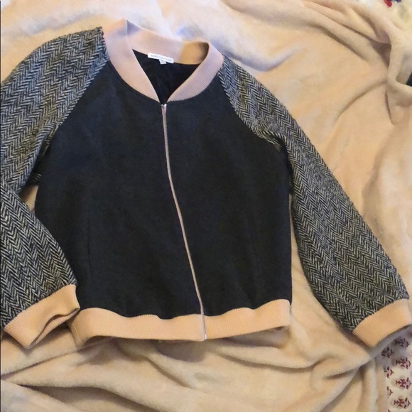 Rebecca Minkoff tweed bomber jacket - Picture 2 of 5